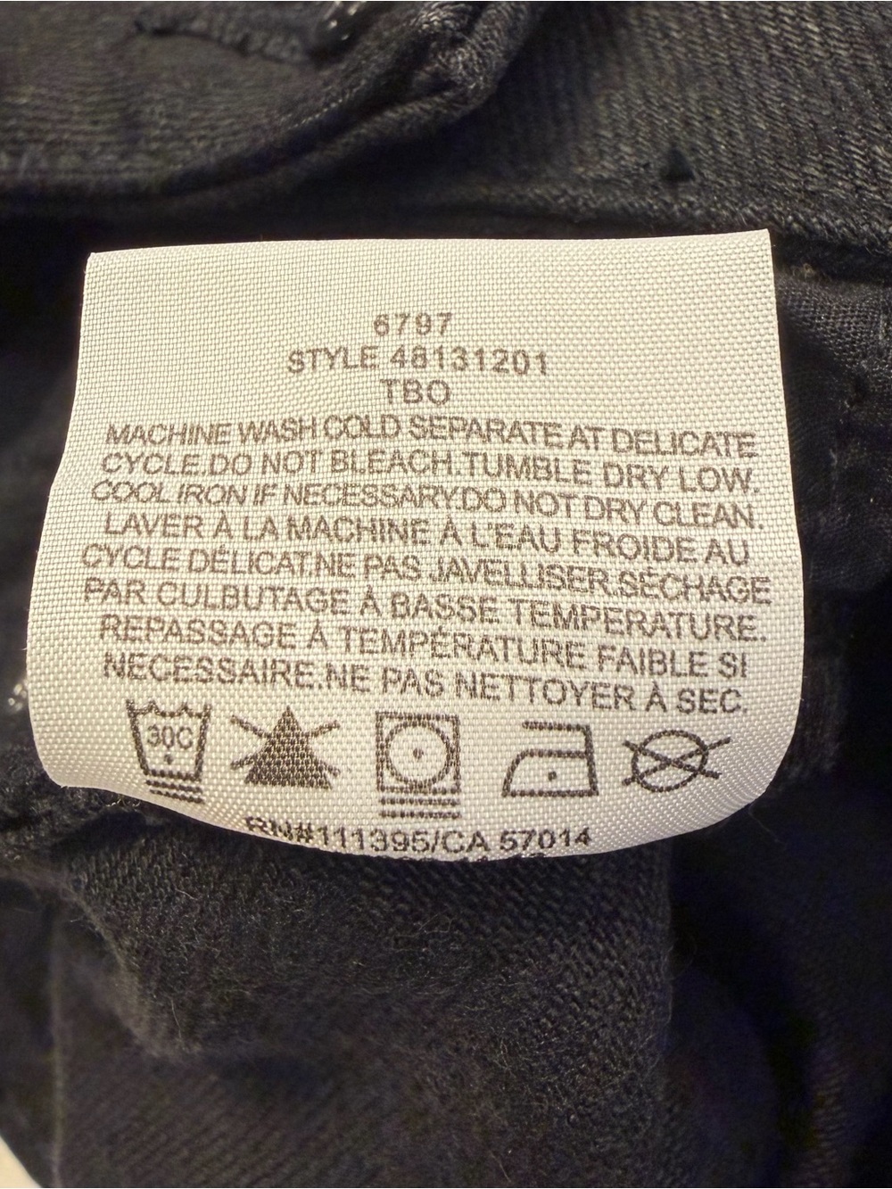Tory Burch Classic Tory Bootcut Jeans Black 29 - Picture 11 of 11